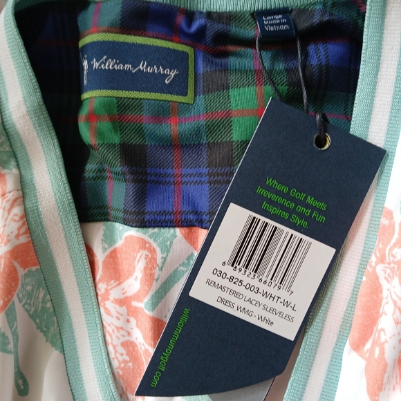William Murray NWT Remastered Lacey Sleeveless Golf Dress Size Large - Picture 4 of 4